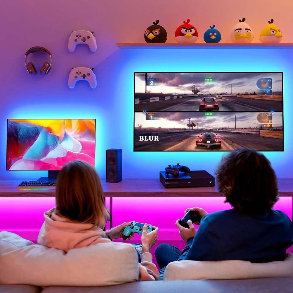 Retroiluminación LED RGB Bluetooth para TV -2