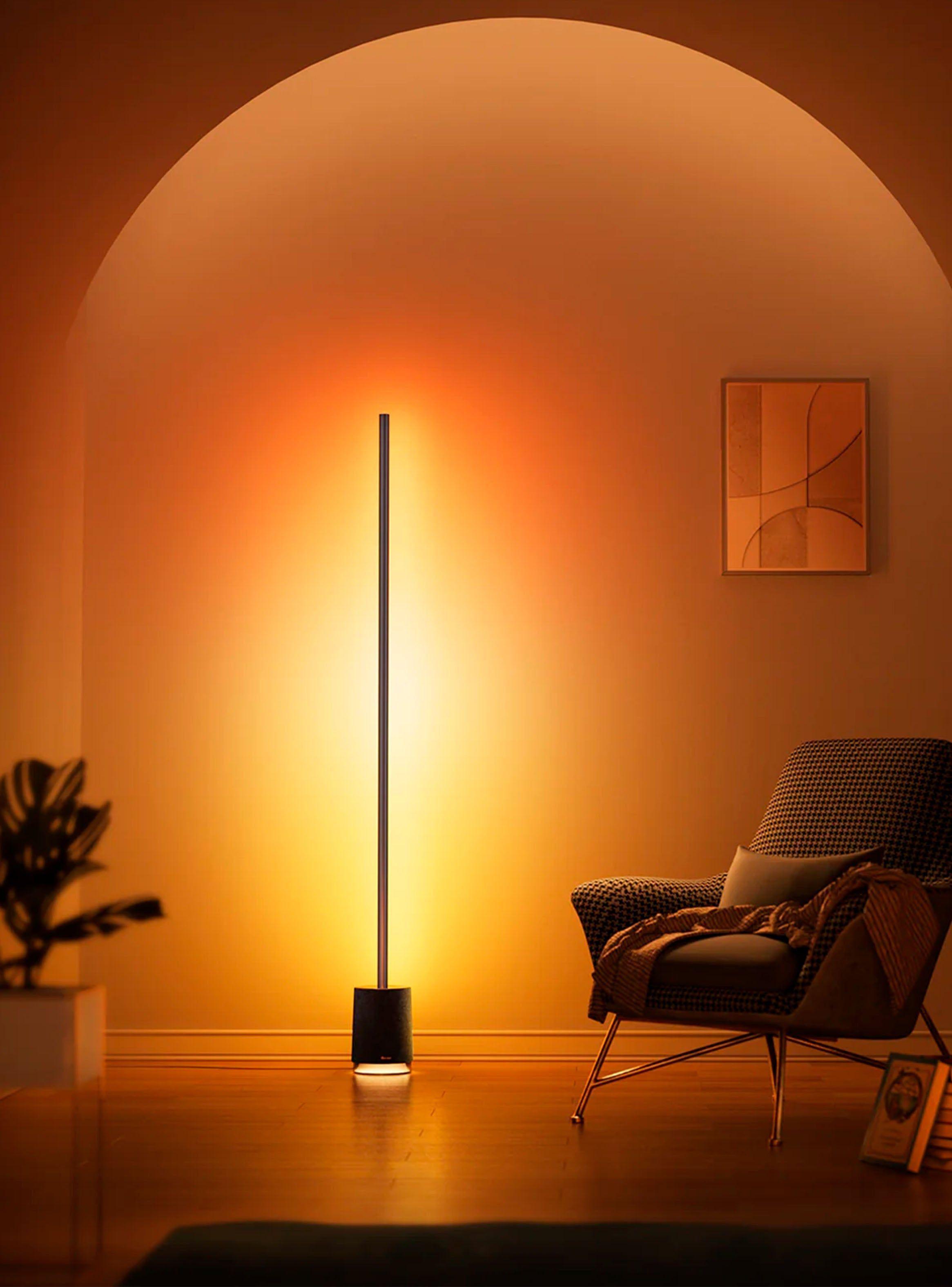 Lámpara de Píe Pro RGBICWW con Parlante-3