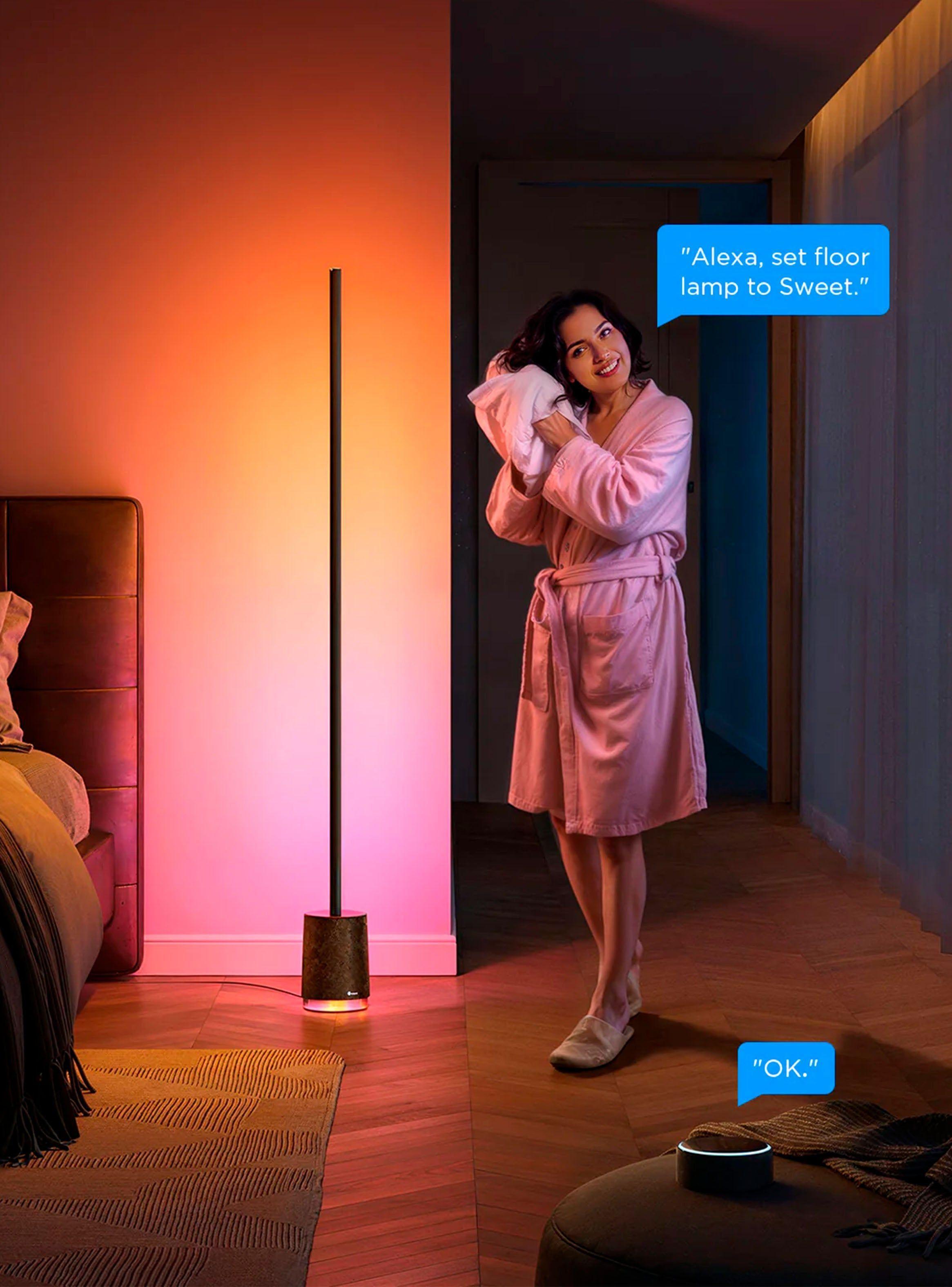 Lámpara de Píe Pro RGBICWW con Parlante-4