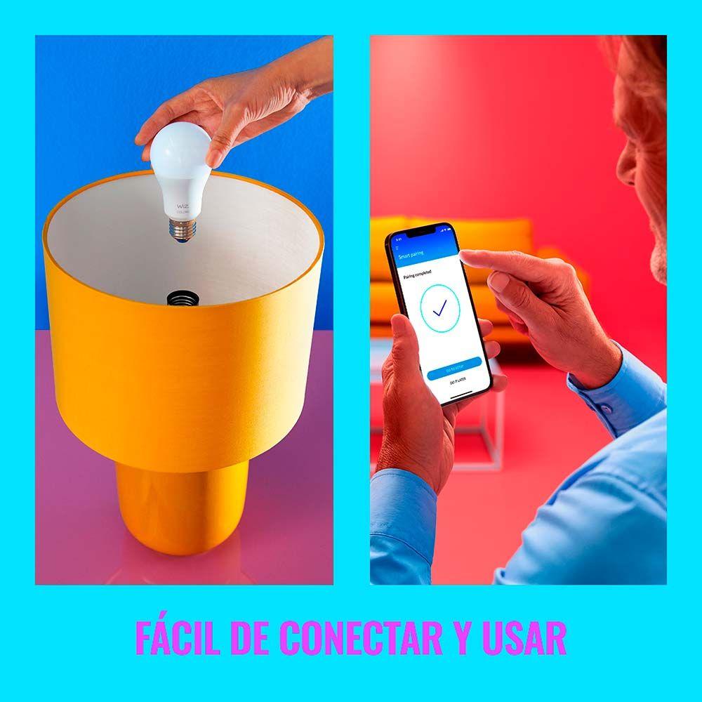 Set 2x Ampolletas Multicolor A60 E27 60W-4