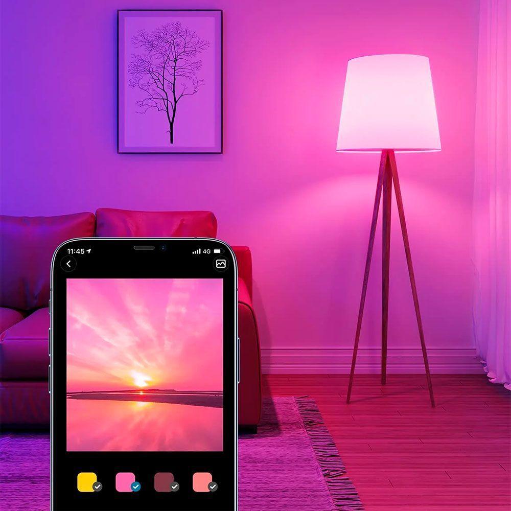 Ampolleta Smart WiFi y BLE 800 lúmenes RGBWW-2