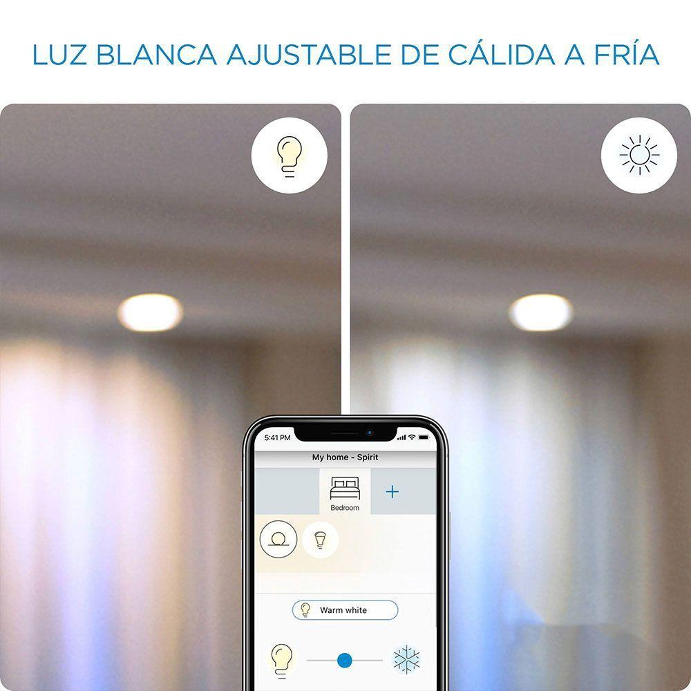 Ampolleta Wifi Luz Cálida y fría 4.9w Gu10-4