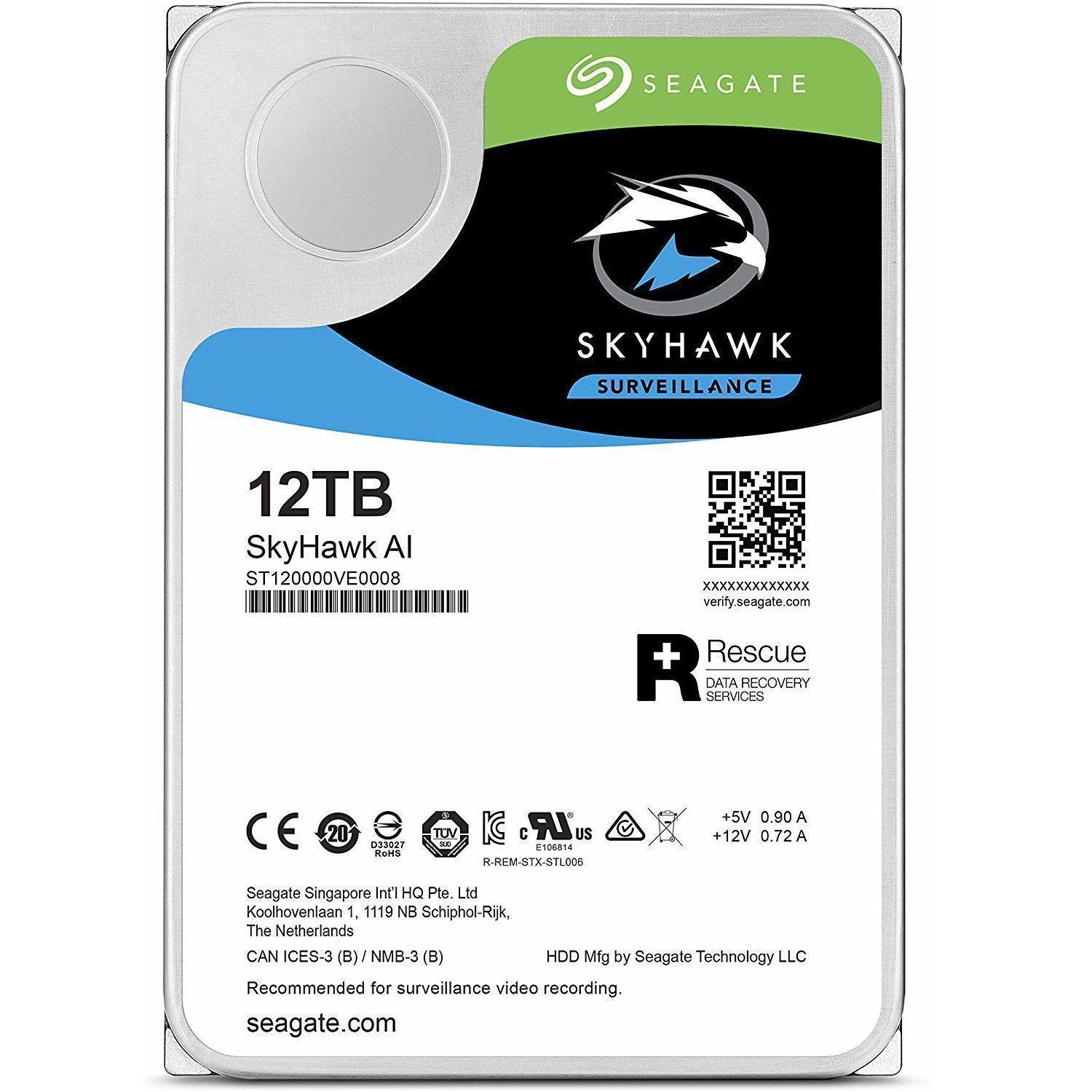 Disco Duro Interno Seagate Skyhawk 12TB, 256MB Sata3-63