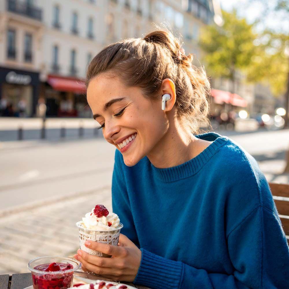 Audífonos True Wireless Q21 White-4