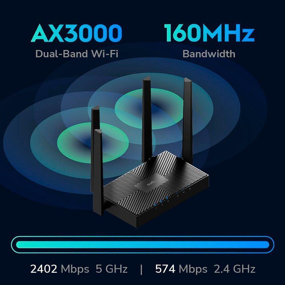 Router Wi Fi 6 Mesh Gigabit AX3000-4