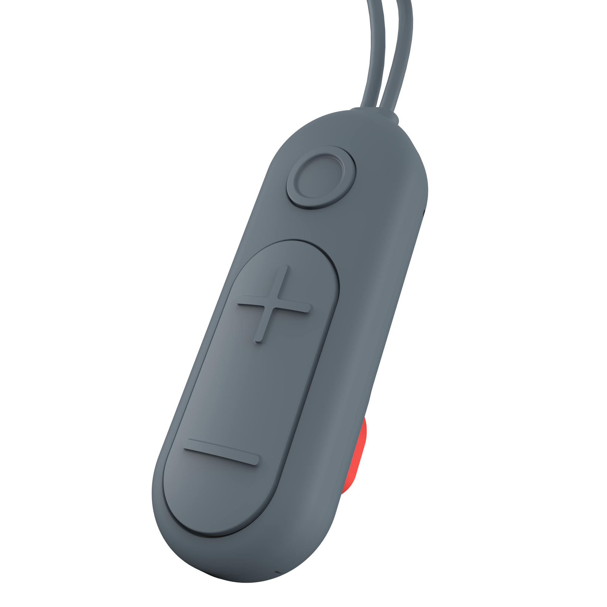 Audifono In Ear Sound Hub Plugz Gris y Rojo-3
