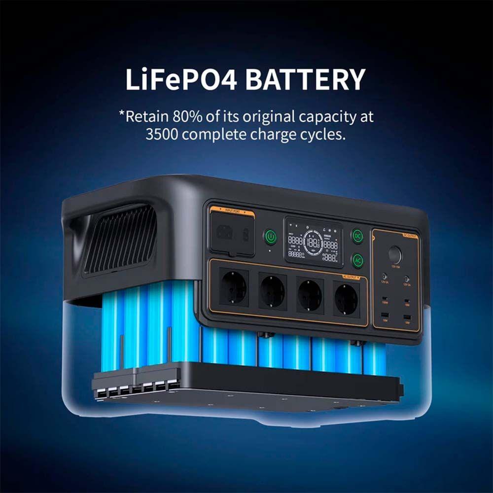 Estación de Energía Portátil F3000LFP de 3072Wh-9