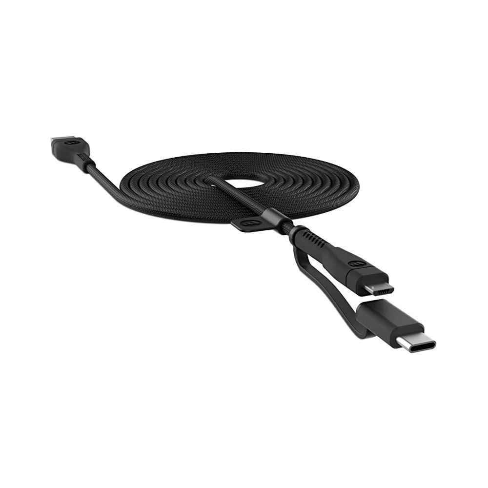 Cable dual USB-C y Micro USB a USB 2 Mt-1