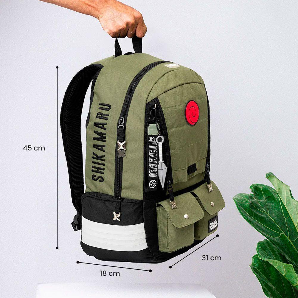 MOCHILA PREMIUM ORIGINAL NARUTO SHIPPUDEN SHIKAMARU NARA-5