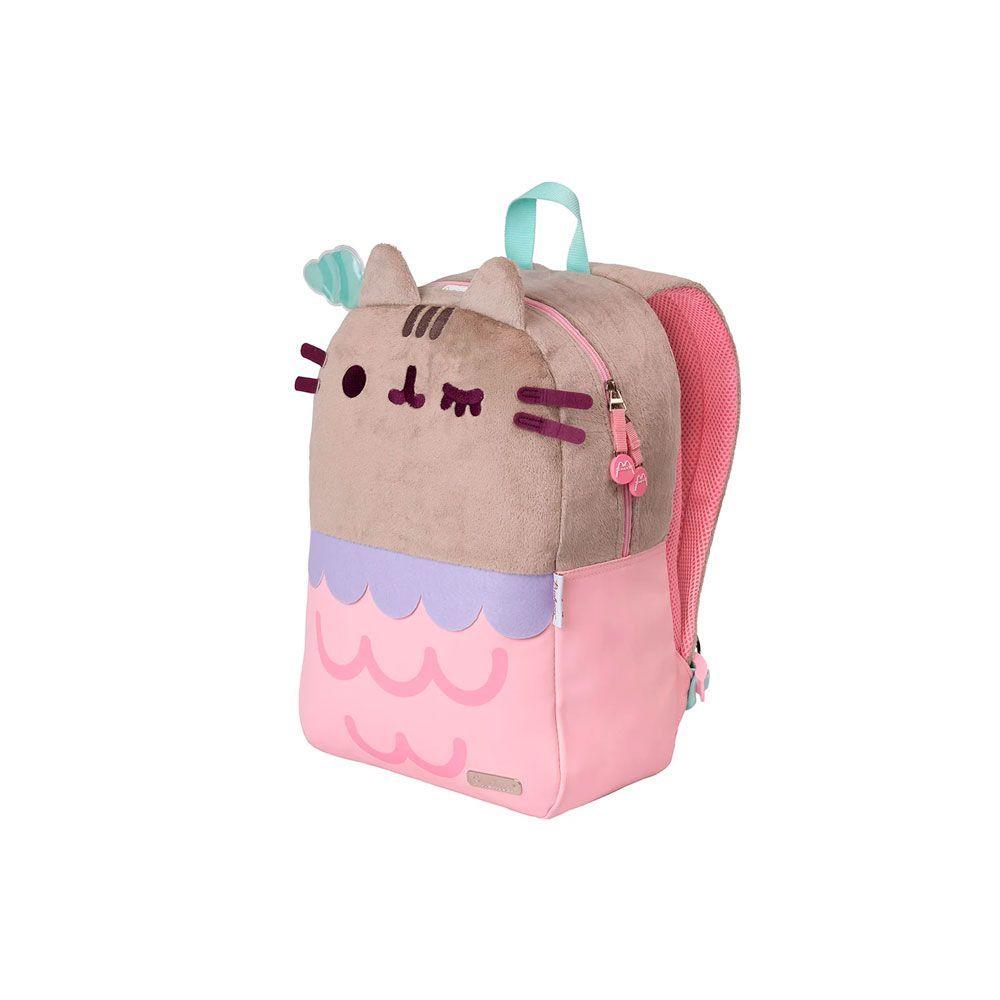 MOCHILA ORIGINAL PUSHEEN THE CAT SIRENA ROSA PSH059-BP225A-1