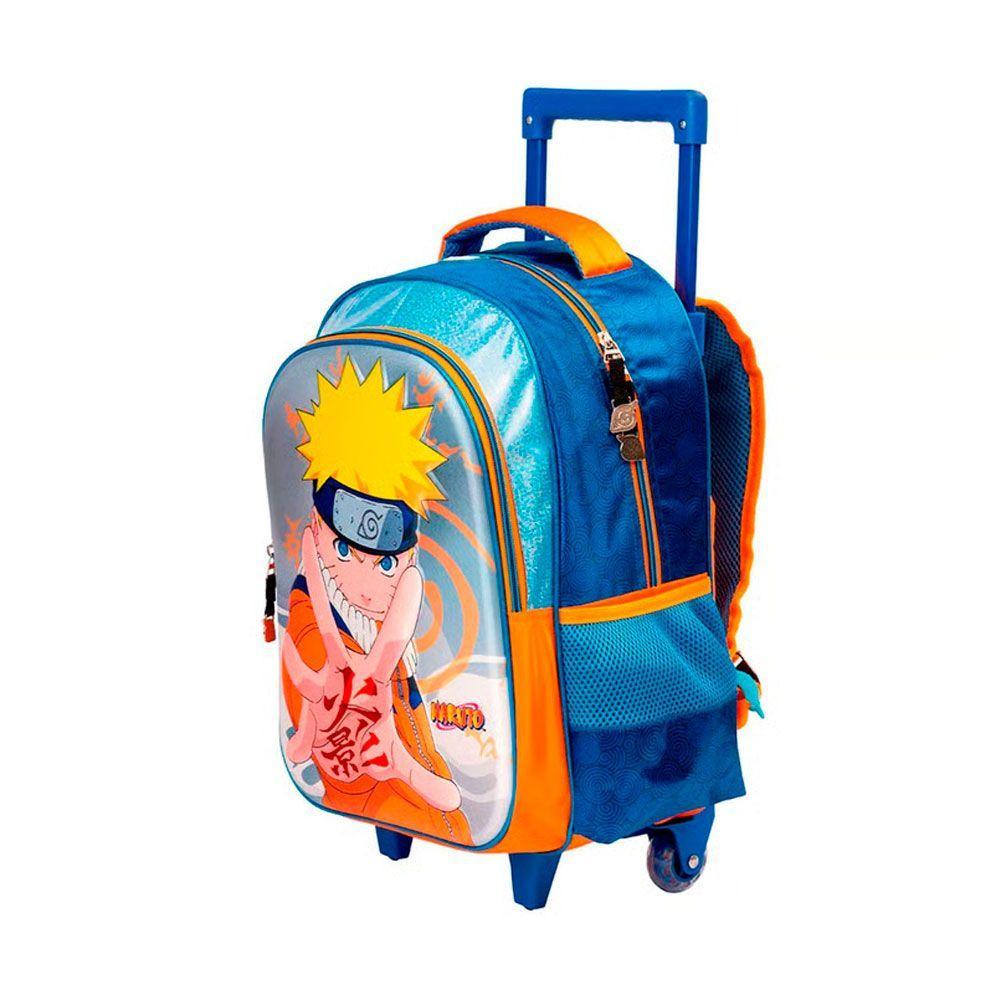 MOCHILA RUEDAS INFANTIL ORIGINAL NARUTO UZUMAKI-1
