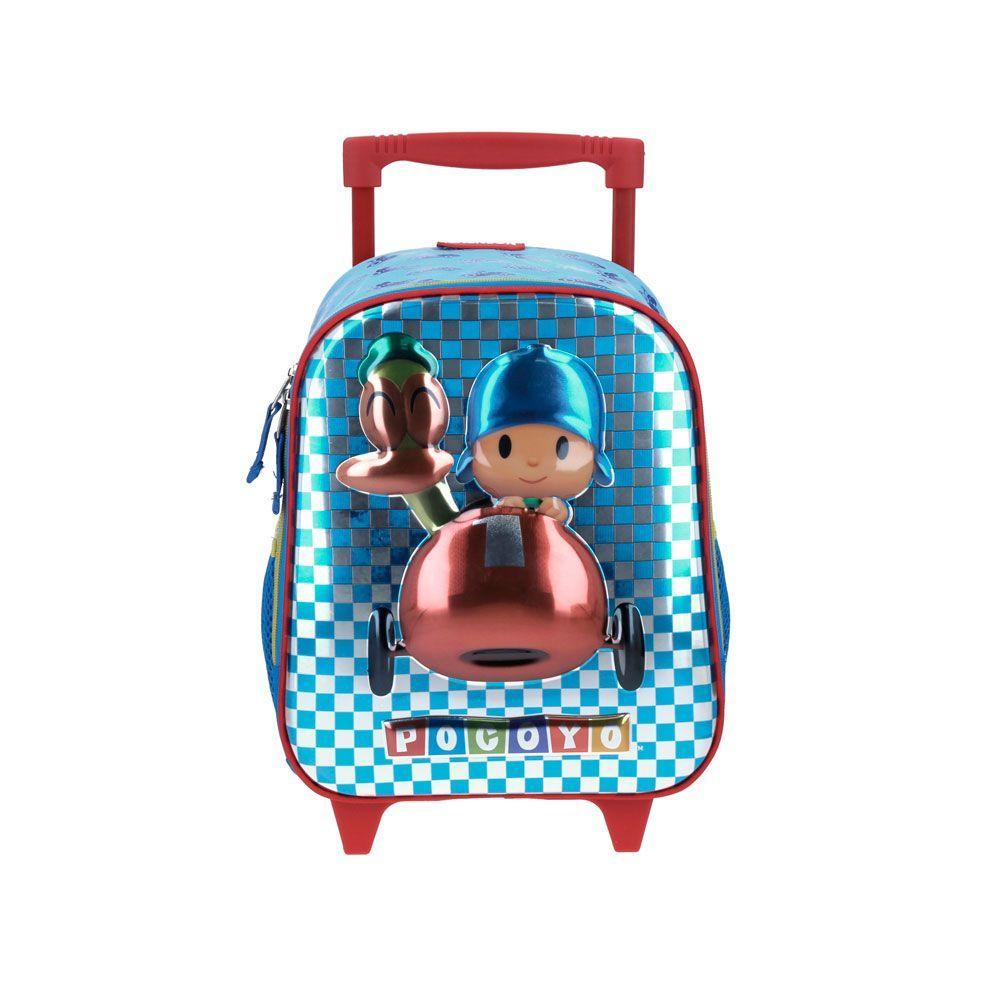 MOCHILA ORIGINAL POCOYO CON RUEDAS INFANTIL-0