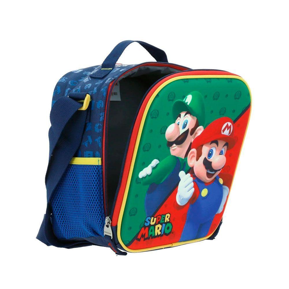 LONCHERA NIÑO INFANTIL ORIGINAL MARIO BROS  & LUIGI-3