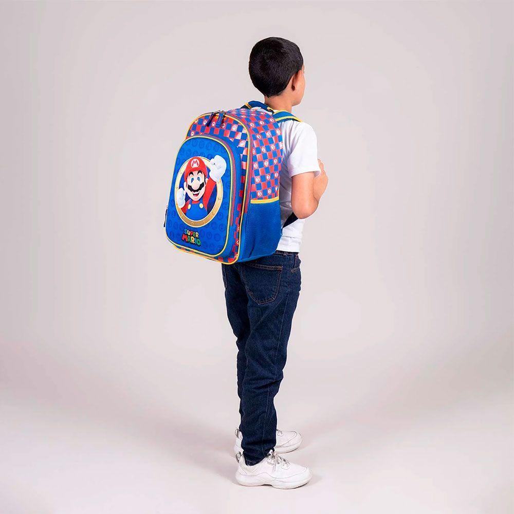 MOCHILA INFANTIL ORIGINAL SUPER MARIO BROS -7
