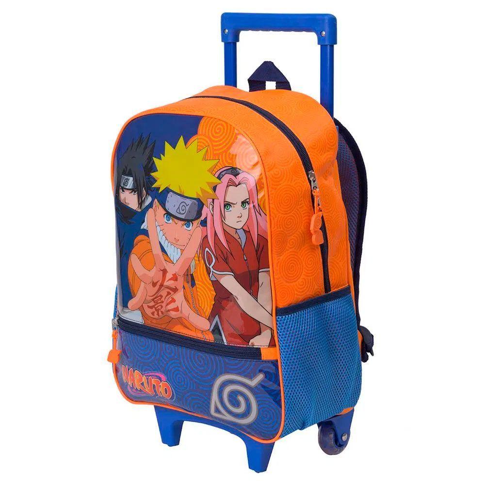 MOCHILA ORIGINAL NARUTO CON RUEDAS EQUIPO 7-0