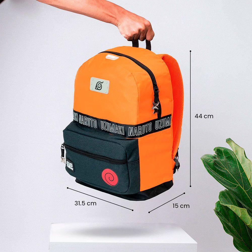 MOCHILA PREMIUM ORIGINAL NARUTO SHIPPUDEN NARUTO UZUMAKI V4-5