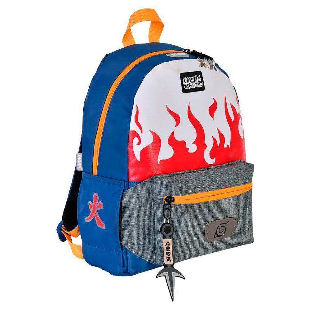 MOCHILA PREMIUM CON BANANO ORIGINAL NARUTO SHIPPUDEN MINATO NAMIKAZE-1