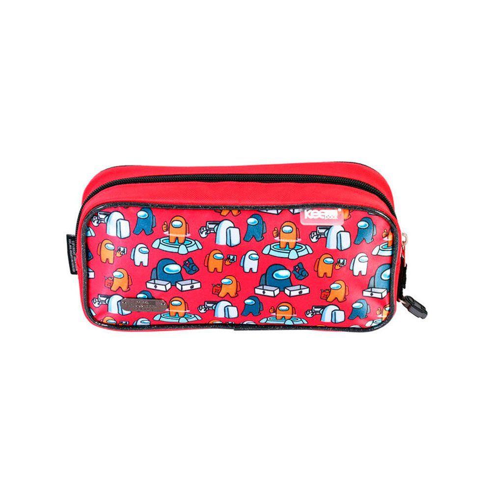 ESTUCHE LAPICES ORIGINAL AMONG US INFANTIL ROJO-2