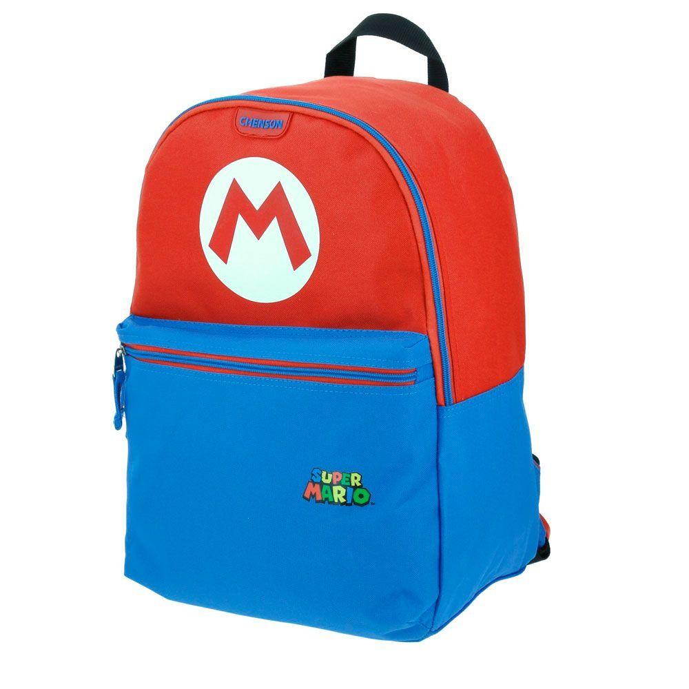 MOCHILA SUPER MARIO BROS ORIGINAL LOGO CLASSIC-0