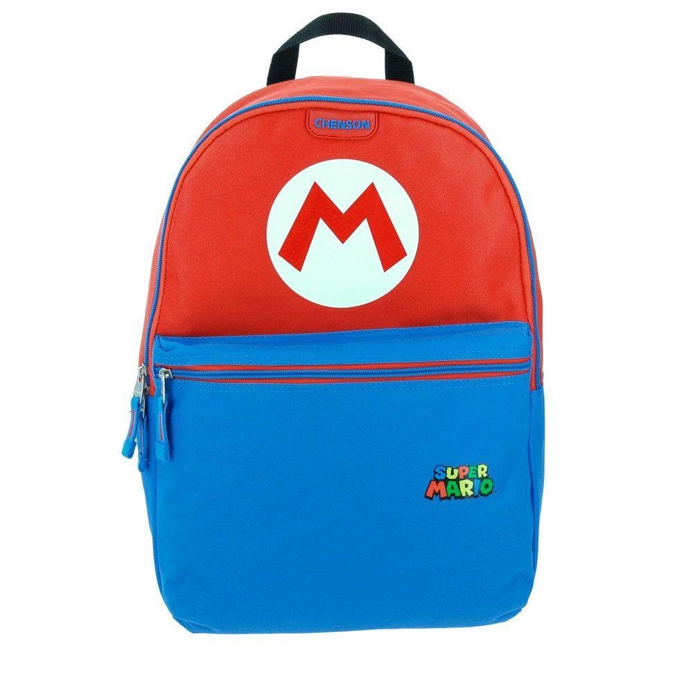 MOCHILA SUPER MARIO BROS ORIGINAL LOGO CLASSIC-1