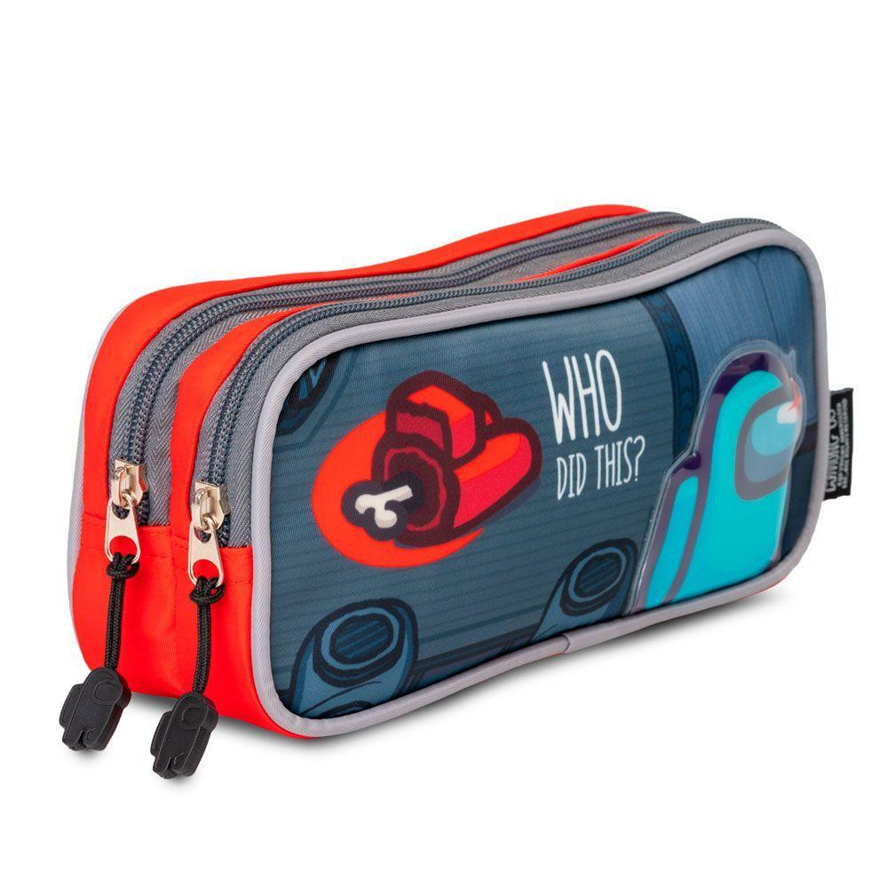 ESTUCHE LAPICES ORIGINAL AMONG US ROJO-0