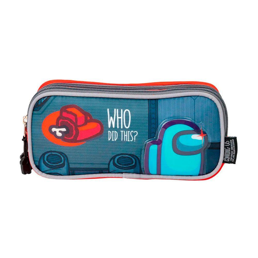 ESTUCHE LAPICES ORIGINAL AMONG US ROJO-1