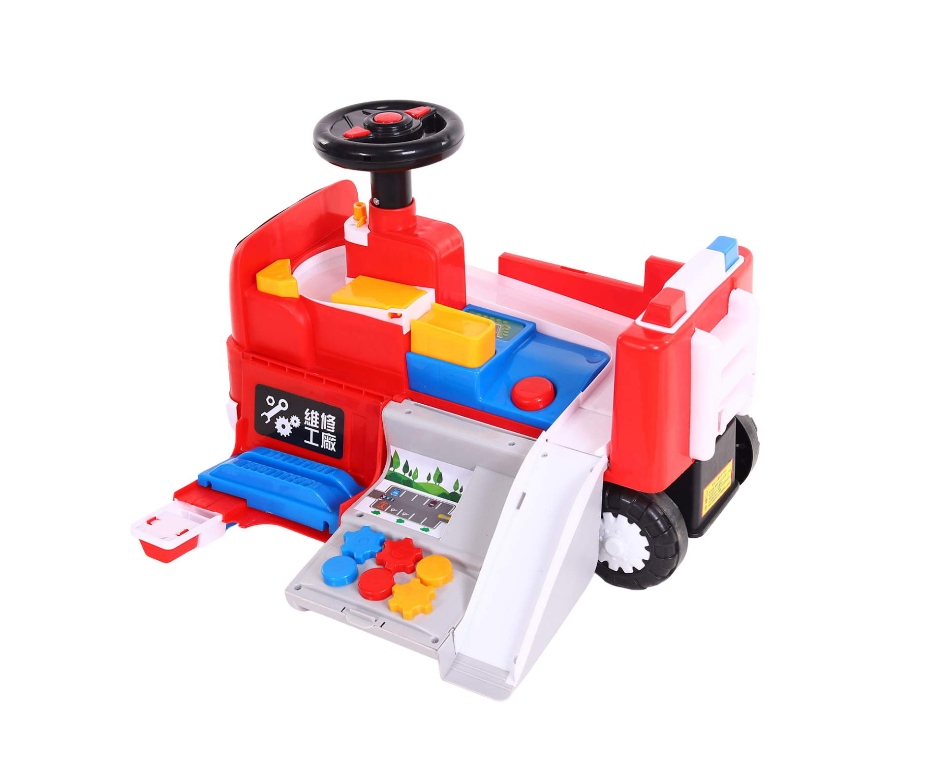 Correpasillo mas Taller Mecánico Rojo-1