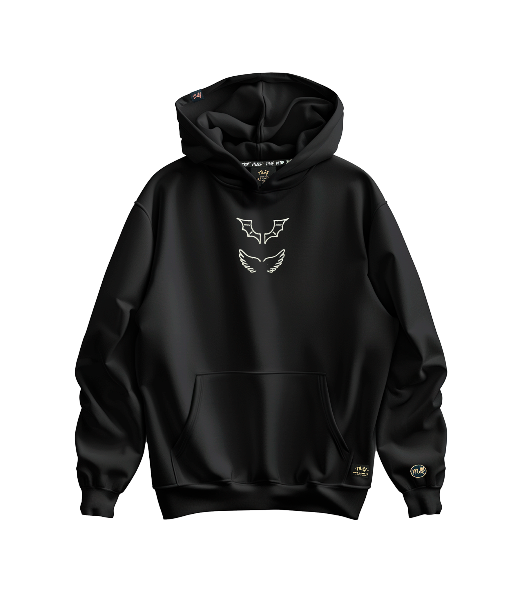 MDF Polerón Hoodie "Angel & Demon"-0
