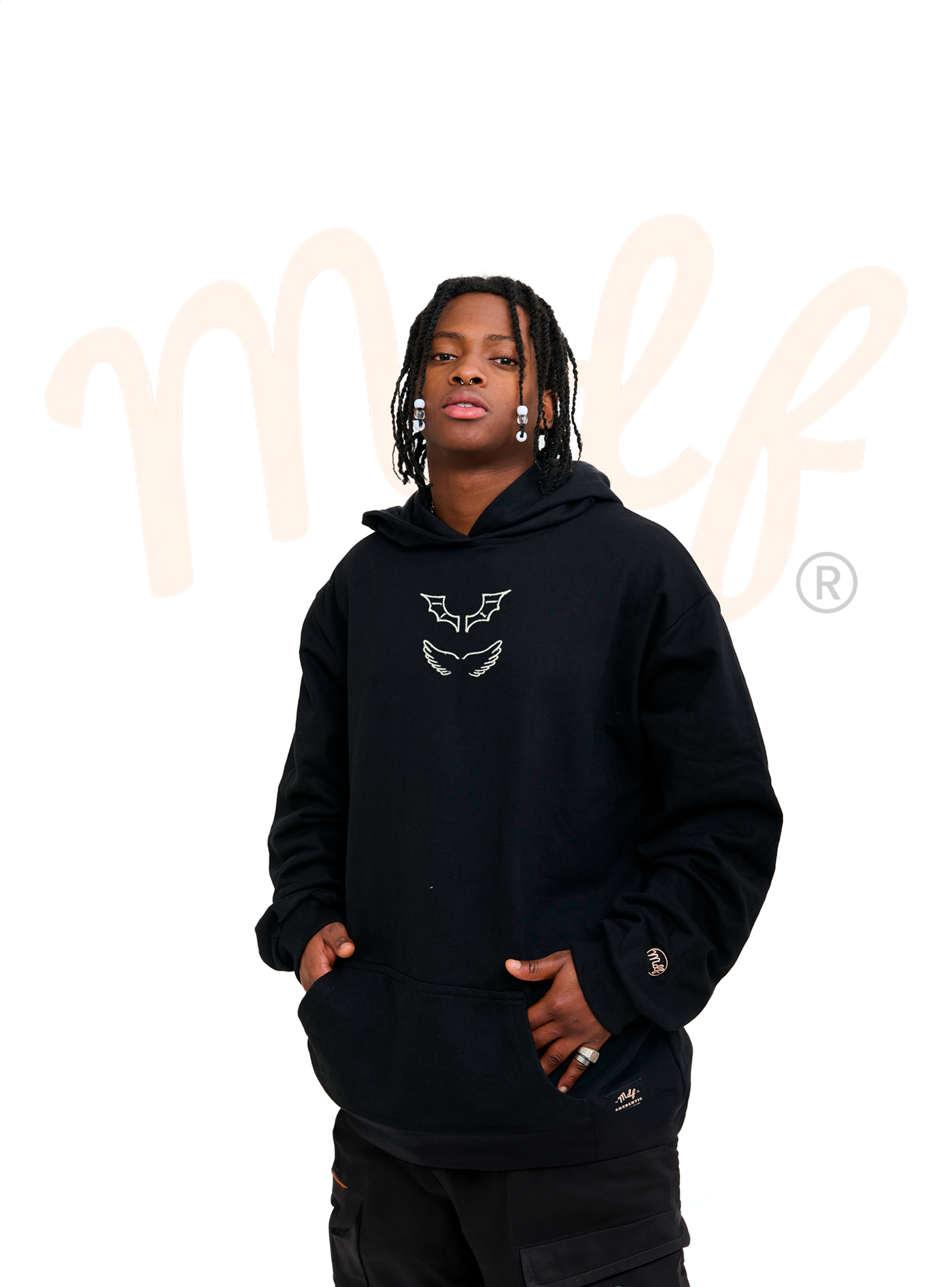 MDF Polerón Hoodie "Angel & Demon"-2