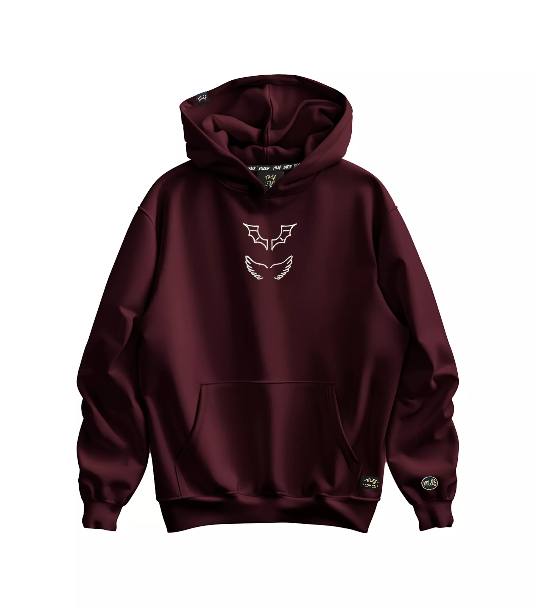 MDF Polerón Hoodie "Angel & Demon"-0