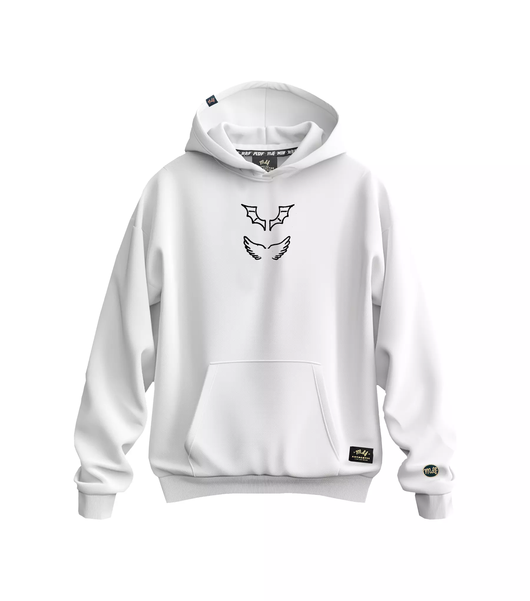 MDF Polerón Hoodie "Angel & Demon"-0