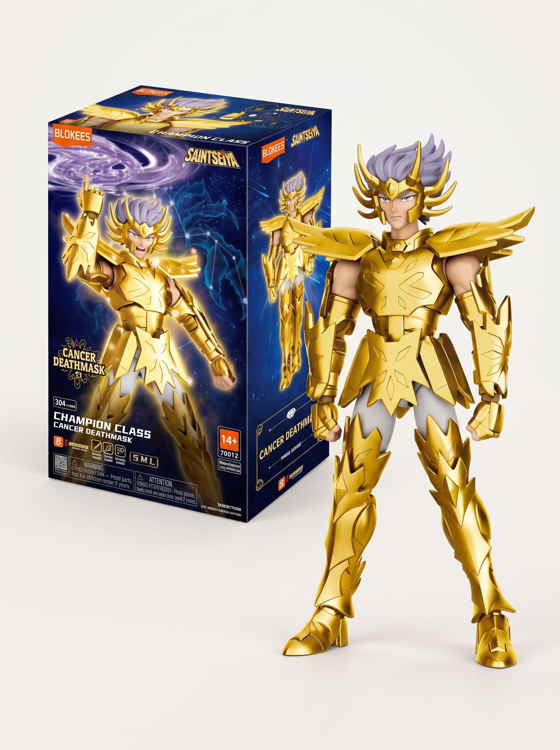 Cancer Deathmask Figura Armable Blokees Caballeros Del Zodiaco-5