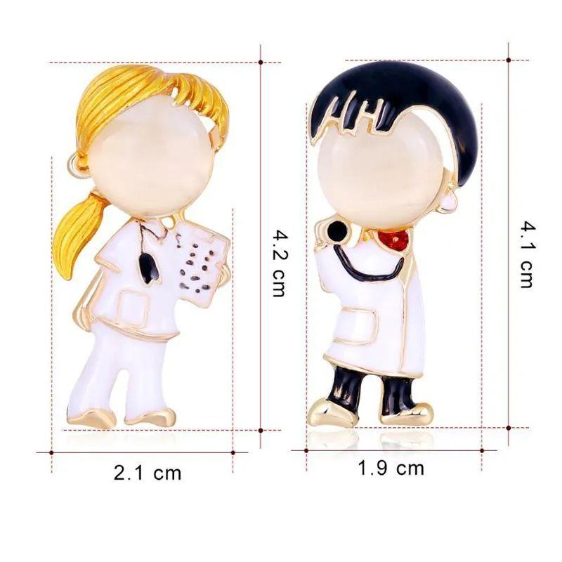 Broche Piocha Pin Doctor Enfermero -4