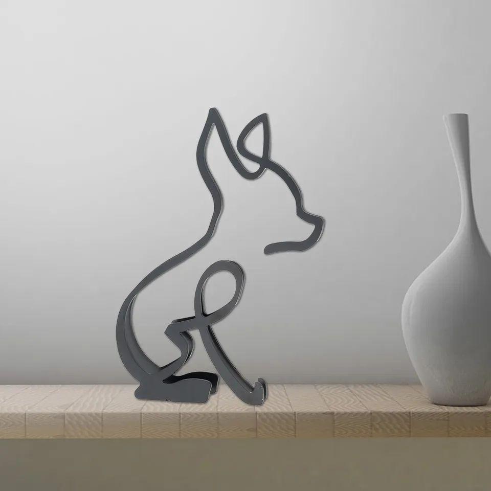 Figura Abstracta Perro Chiguagua Para Casa , Oficina, Dpto-2