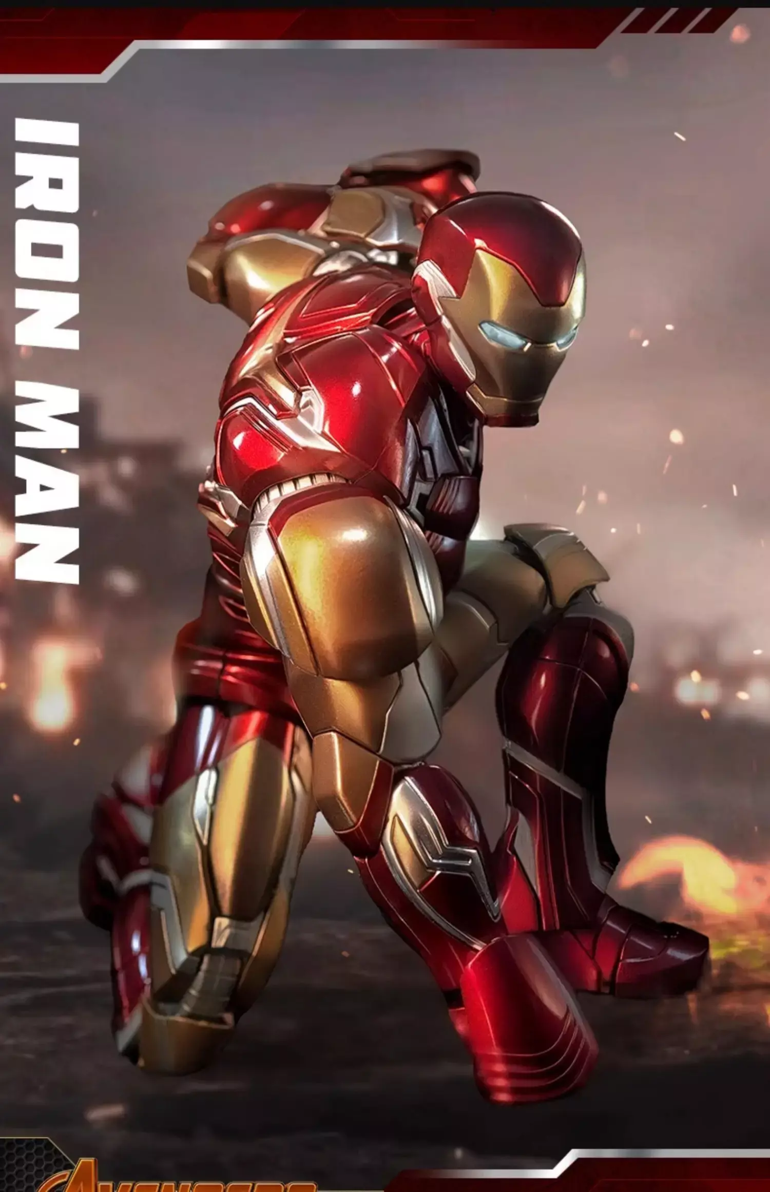 Figura Armable Iron Man Marvel Infinity Saga Blokees-4