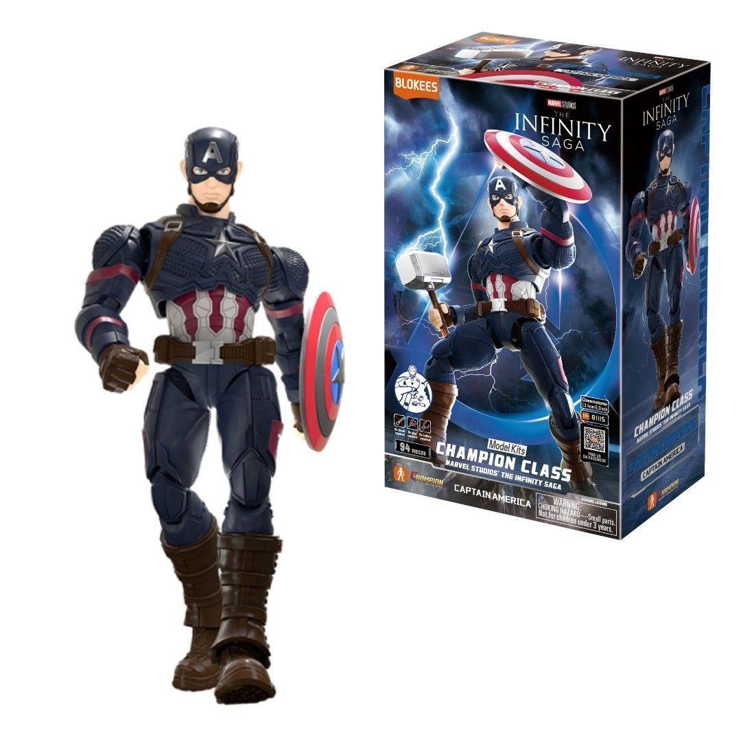 Figura Armable Capitan America Marvel Infinity Saga Blokees-2