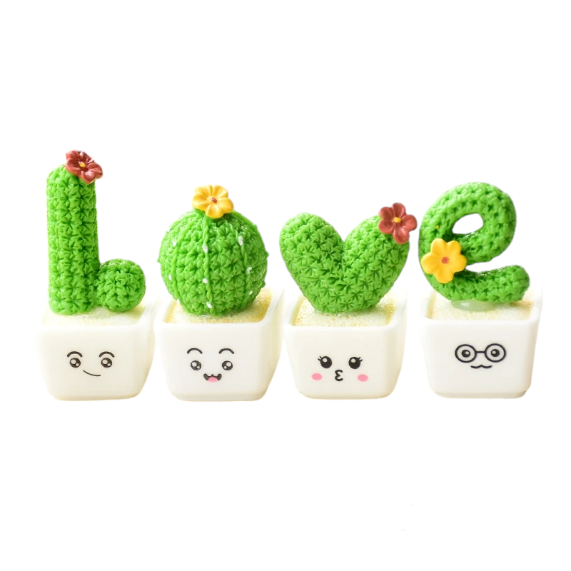 Set 4 Figuras Decoración Love Amor Para Casa Depto , Auto -0