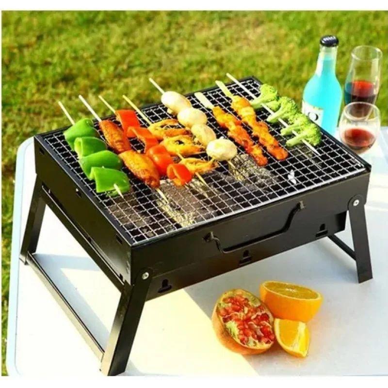 Mini Parrilla Plegable De Carbón Portátil Parrillera-2