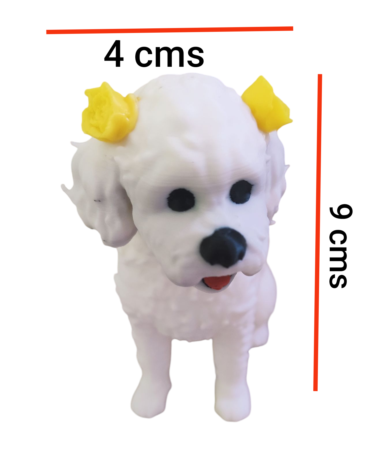 Figura Perro Poodle Decoracion Incluye Accesorios-4
