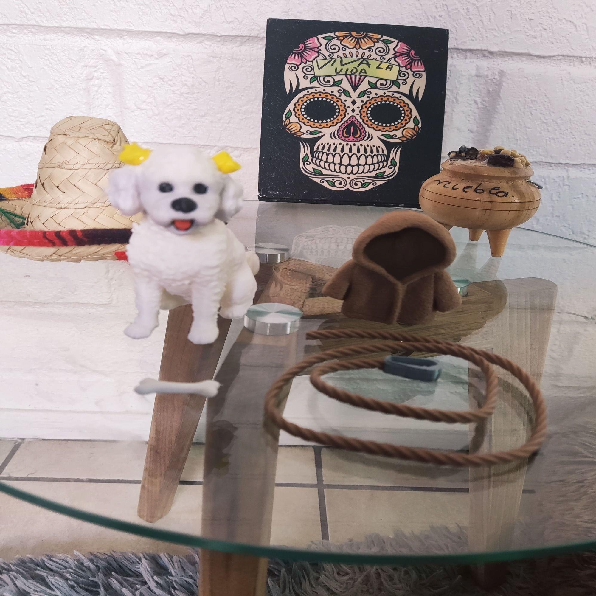Figura Perro Poodle Decoracion Incluye Accesorios-7