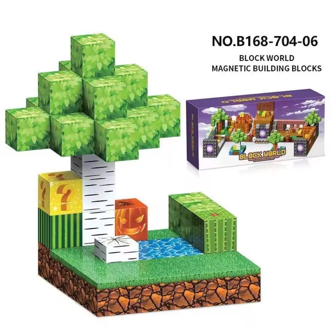 Bloques Armables Magneticos Construcción 53 Piezas-0