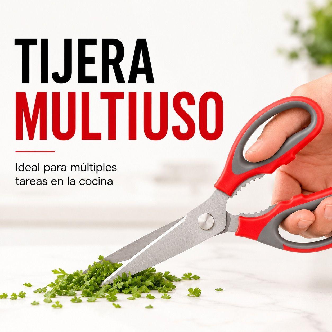 Set de Cocina Esencial 3 en 1 Afilador Profesional Tijera Multiuso y Pelador Ergonomico-3