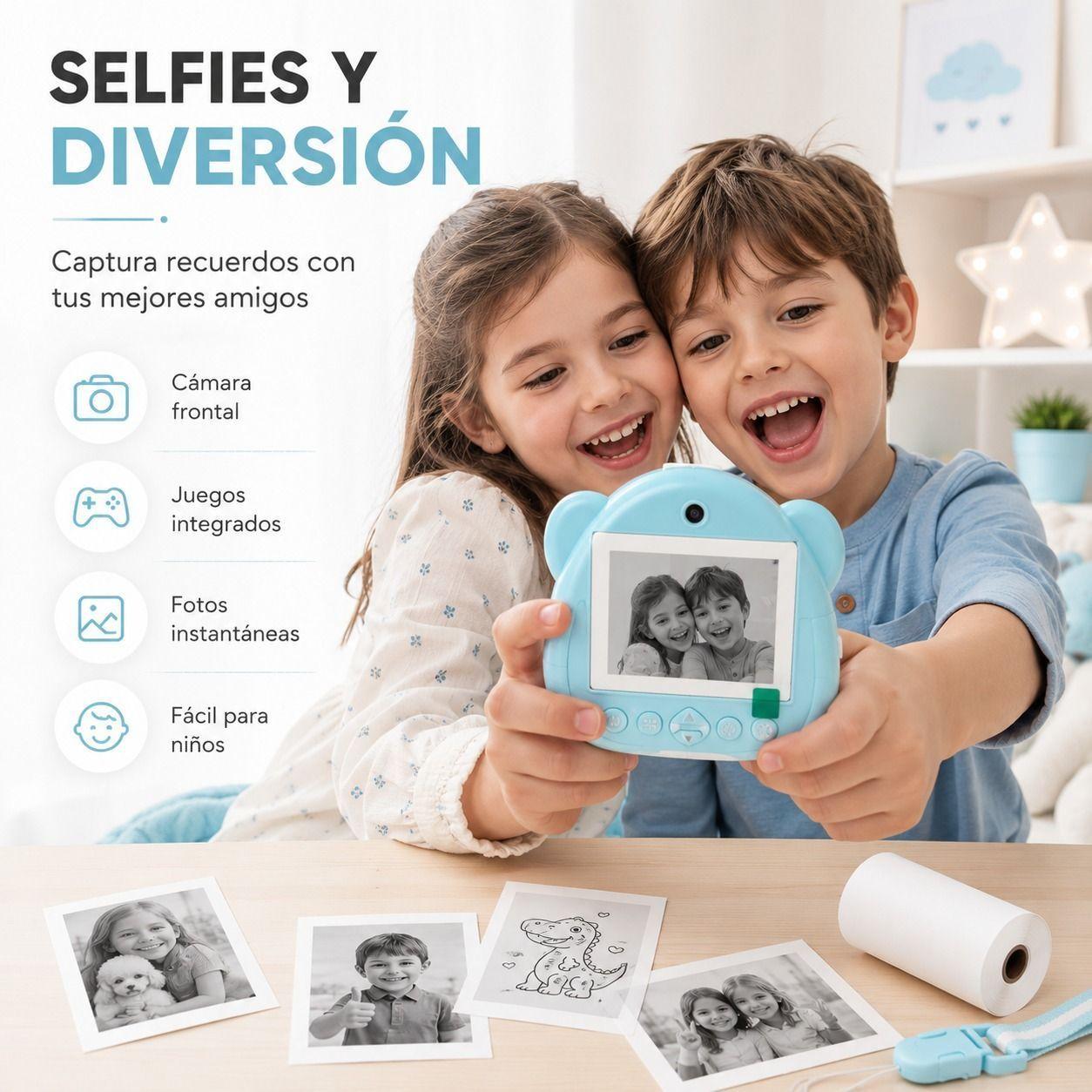 Camara Instantanea Magic Kids Captura Imprime y Crea Recuerdos al Instante-4
