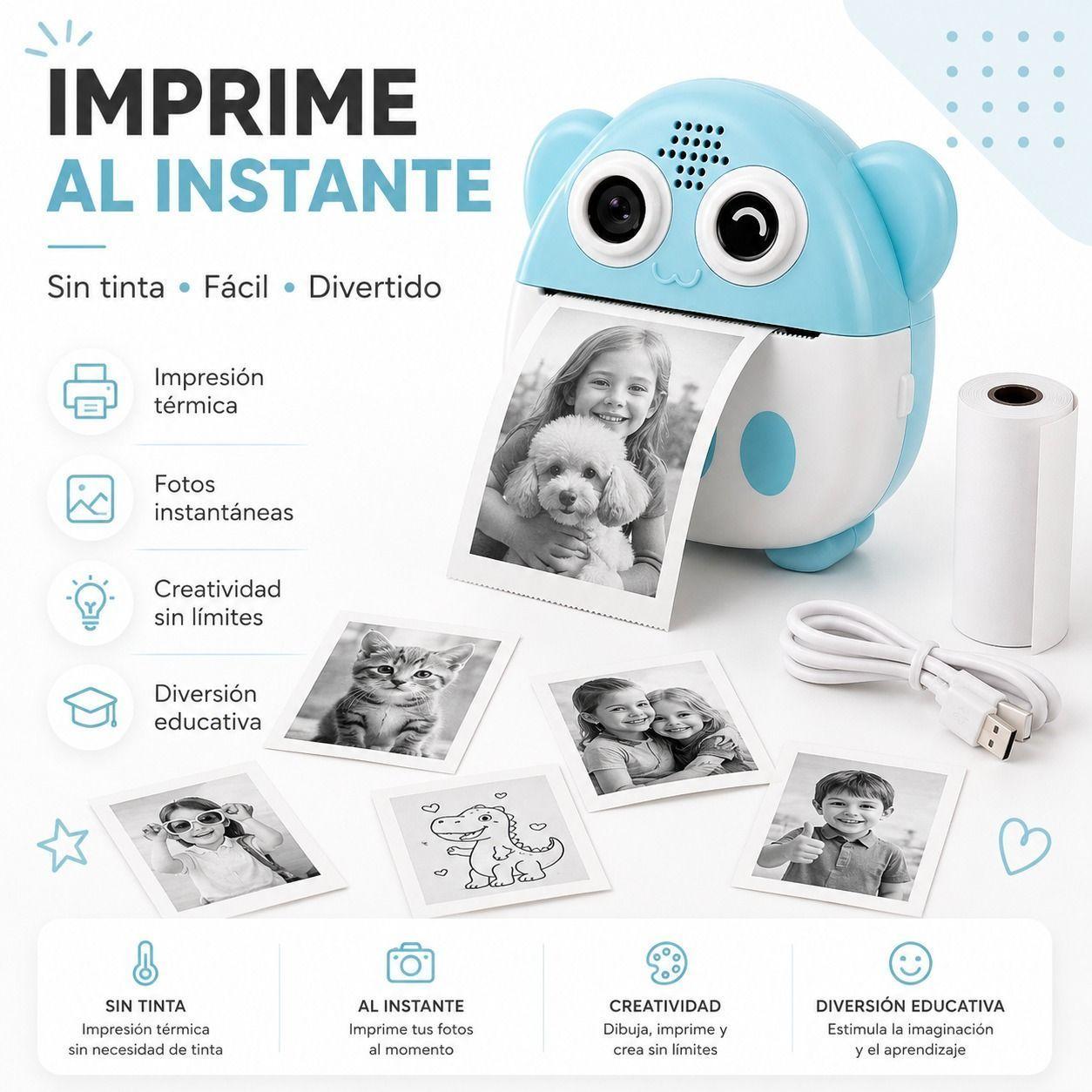 Camara Instantanea Magic Kids Captura Imprime y Crea Recuerdos al Instante-5
