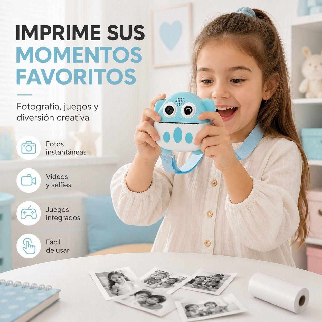 Camara Instantanea Magic Kids Captura Imprime y Crea Recuerdos al Instante-6