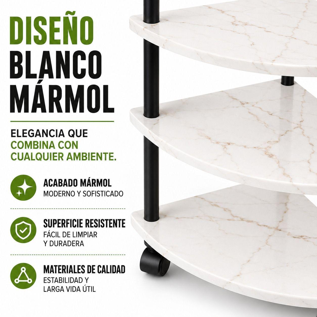 Repisa Esquinera Multifuncional de 4 Niveles Estilo N rdico y Almacenamiento Inteligente-4
