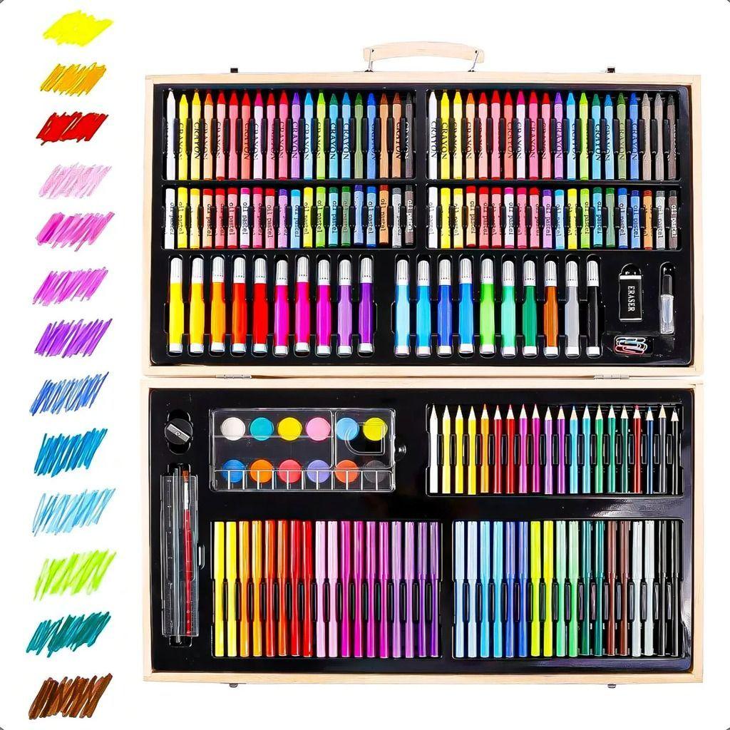 Set de Arte 180 Piezas El Regalo que Despierta su Imaginacion y Talento-2