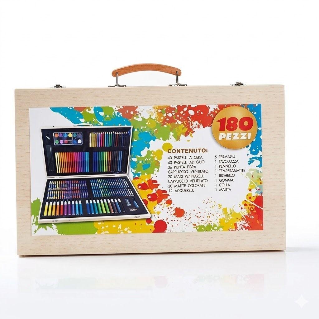 Set de Arte 180 Piezas El Regalo que Despierta su Imaginacion y Talento-3