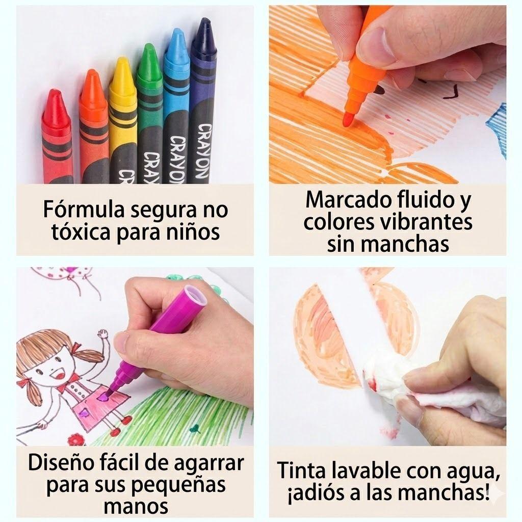 Set de Arte 180 Piezas El Regalo que Despierta su Imaginacion y Talento-5