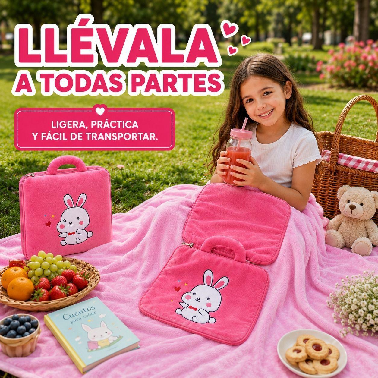 Manta Infantil 2 en 1 con Maleta Integrada-3